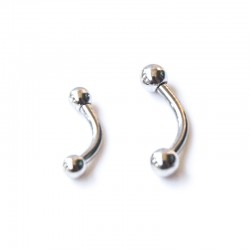 Banana piercing- Kulor "Plain" 1.2mm