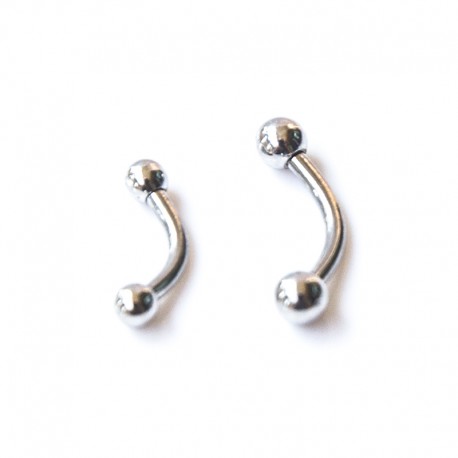 Banana piercing- Kulor "Plain" 1.2mm