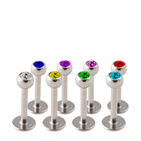 Labret - Färgad Kula - 1.2mm / 7mm