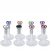 Bioflex labret / läkestav -1.2mm