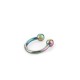 Hästsko piercing - Oljefärgad Titan - 1.2mm