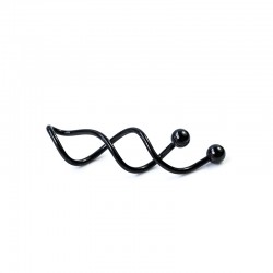 Ind stav spiral - Svart 1.6mm
