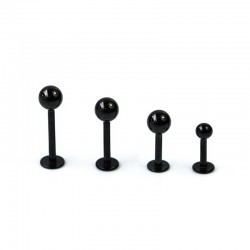 Labret - Kula "Blackline" -1.2mm Svart