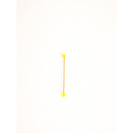 Barbell stav 2 neon kula 316L