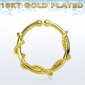 Septum ring guld