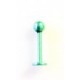 Rosa labret med kula -1.2mm