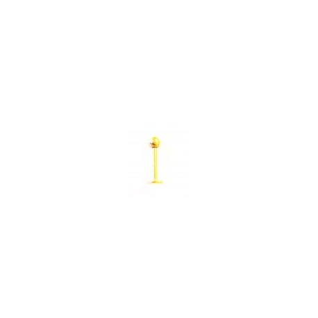 Rosa labret med kula -1.2mm