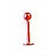 Rosa labret med kula -1.2mm
