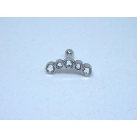 Helix smycke med stenar