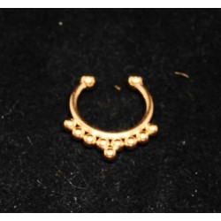 fake septum ring med kulmönster