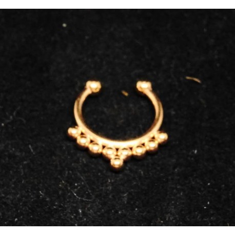 fake septum ring med kulmönster