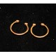 Enkel fake septum smycke