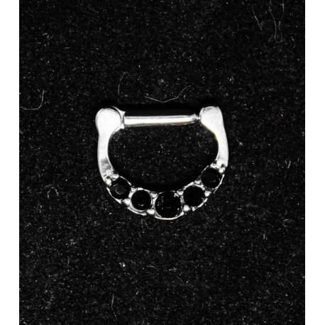 D format Septum smycke med stenar