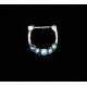 D format Septum smycke med stenar