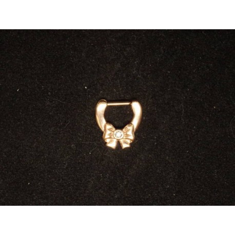 Septum smycke med rosett