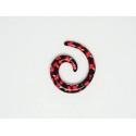 Tapers spiral i acryl med svampar
