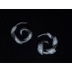 Taper spiral med bling. 5-8 mm