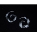 Taper spiral med bling. 5-8 mm