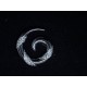 Taper spiral med bling. 5-8 mm