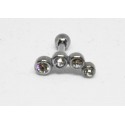 Helix smycke 4 stenar
